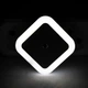 Неоновий светильник ночник Квадратный с датчиком света LED DL в розетку белый 7G-7427w - изображение 6