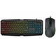 Клавіатура Eng / Ru + миша з RGB-підсвіткою комплект 2 в 1 UKC SW9541 USB - изображение 6