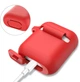Силиконовый чехол Vanfone для Airpods 1/2, красный (VANAX53003) - изображение 3