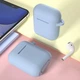 Силиконовый чехол Vanfone для Airpods 1/2, нежно-голубой (VANAX53011) - изображение 7