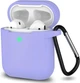 Силиконовый чехол Vanfone для Airpods 1/2, лавандовый (VANAX53009) - изображение 1