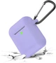 Силиконовый чехол Vanfone для Airpods 1/2, лавандовый (VANAX53009) - изображение 2