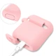 Силиконовый чехол Vanfone для Airpods 1/2, розовый (VANAX53006) - изображение 3