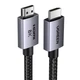 Высокоскоростной HDMI шнур кабель UGREEN 8K HDMI 2.1 с сертифицированными разъемами 2 м Grey (HD171) - изображение 1
