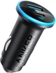 Автомобільний зарядний пристрій Anker PowerDrive 323 – 30W PD + 22.5W USB-A Black (A2735G11) - зображення 1