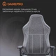 Геймерское игровое кресло GamePro FGC750DG Size L Fabric Dark Grey - изображение 18
