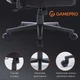 Геймерское игровое кресло GamePro FGC750B Size L Fabric Black - изображение 19