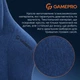 Геймерское игровое кресло GamePro FGC750DB Size L Fabric Dark Blue - изображение 11