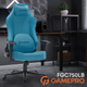Игровое кресло GamePro FGC750LB Size L Fabric Light Blue - изображение 10