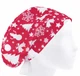 Медицинская шапочка женская HeadwearUniverse универсальная принт елочки снежинки - изображение 1