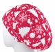 Медицинская шапочка женская HeadwearUniverse универсальная принт елочки снежинки - изображение 2