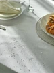 Скатерть водоотталкивающая Delux Textil Белая 140 х 110 см (366676) - изображение 4