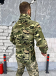 Тактическая флисовая кофта вставками из плащевки Fleece Jacket Polartec Multicam XL - изображение 6