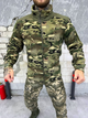 Тактическая флисовая кофта вставками из плащевки Fleece Jacket Polartec Multicam S - изображение 2