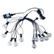 Гирлянда уличная диодная линейная Ultralight 64423 DL BELT LIGHT 10 Filament 8м теплый белый свет, черный провод 2х0,15мм 24В (6835) - изображение 3