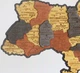 Мапа України настінна мала 3D об'ємна в коробці ручна робота 55*38.5 см Гранд Презент 11 - изображение 6