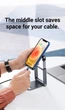 Підставка для телефону UGREEN LP263 Foldable Multi-Angle Phone Stand With Height Adjustable Grey (50324) - зображення 10