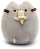 Мягкая игрушка кот Пушин кэт Pusheen cat S&T с Мороженым в лапках 12 х 15 см Серый (n-68) - изображение 1