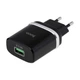 Адаптер HOCO сетевой Smart FCP/AFC C12Q 1USB 3A 18W QC3.0 Black - изображение 2