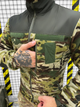 Тактическая флисовая кофта вставками из плащевки Polartec Tactical Fleece Multicam XXXL - изображение 3