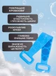 Массажная мочалка для тела двусторонняя силиконовая BRS Blue - изображение 2