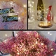 Гірлянда світлодіодна нитка 10 м 100 led теплий білий RGB на батарейках та USB - зображення 5
