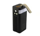 Портативний зарядний пристрій Power Bank BOROFONE DBT35A 40000mAh із вбудованими кабелями Black - зображення 2