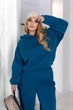 Теплый спортивный костюм со штанами карго Fashion 54/56 морская волна - изображение 2