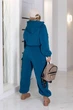 Теплый спортивный костюм со штанами карго Fashion 54/56 морская волна - изображение 3