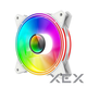 Вентилятор GAMEMAX FN-12Rainbow-Q-Infinity WT - изображение 7