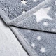 Плед детский теплый светящийся в темноте Magic Blanket покрывало день/ночь 160х180 см Серое - изображение 5