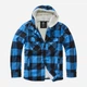 Куртка демисезонная с капюшоном мужская Brandit Lumber Jacket Hooded Black/Blue 3172.183 M Разноцветная (3172.183-M) - изображение 1