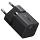 Мережевий зарядний пристрій GaN5 Mini Fast Charger Type-C 25W блок живлення чорний, Baseus (P10110909113-00) - зображення 1