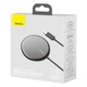 Бездротове зарядне пристрій Baseus Simple Mini Magnetic with Type-C cable 1.5m 15W WXJK-F01 Black (WXJK-F01) - изображение 3