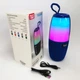 Портативная колонка TG644 5W с RGB подсветкой и ремешком, музыкальные колонки для улицы. Цвет: синий - изображение 5