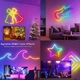 Неоновая светодиодная лента гибкий неон RGB USB Bluetooth Разноцветная 5 метров - изображение 2