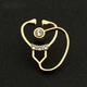 Значок (пин) BROCHE брошь бижутерия Медицина Фонендоскоп золотистый BRGV112340 - изображение 3