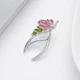 Брошь-значок унисекс BROCHE бижутерия Медицина Цветущее Носовое Зеркало серебристая BRGV113381 - изображение 2