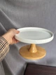 Тортовница BonaDi Ceram-Bamboo фарфор на деревянной ноге 20х12см 988-302 - изображение 3
