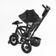Трехколесный велосипед-коляска Best Trike 3390-39-211 с фарой и пультом черный - изображение 3
