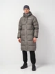 Куртка зимняя длинная мужская Converse 10026916-055 L Серая (194435111308) - изображение 1