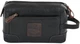 Мужской кожаный несессер из натуральной кожи для косметики и аксессуаров, дорожный, на молнии, черный 61163 - изображение 1