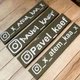 Авто Стикер "Инстаграм / Instagram account" на кузов и стекло - изображение 7