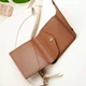 Женский кожаный кошелек с гравировкой, Caramel, Malina Leather - изображение 2