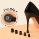 Силіконові накладки на каблуки Protective heel stoppers Round Black Розмір L - изображение 1