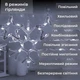 Гирлянда штора 3х0,9 м снежинка звезда на 145 LED лампочек светодиодная 10 шт Белый 1733067W - изображение 5