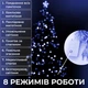 Гирлянда нить 14м на 161 LED лампочек светодиодная черный провод 8 режимов работы Синий M300LEDBL - изображение 4