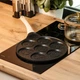 Сковорода для панкейків на 7 секцій кругла 26.5 см Чорний TS Kitchen HP39583B - зображення 6