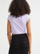 Юбка мини летняя прямая женская H&M 061063995 XXS Черная (6666000267542) - изображение 4