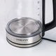Чайник электрический Sokany SK-09013 2.5 литра прозрачный - изображение 6